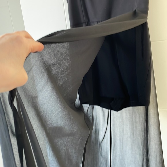 BCBG Maxazria Romper With a Sheer Mesh Dress Over size 10 - Picture 2 of 5